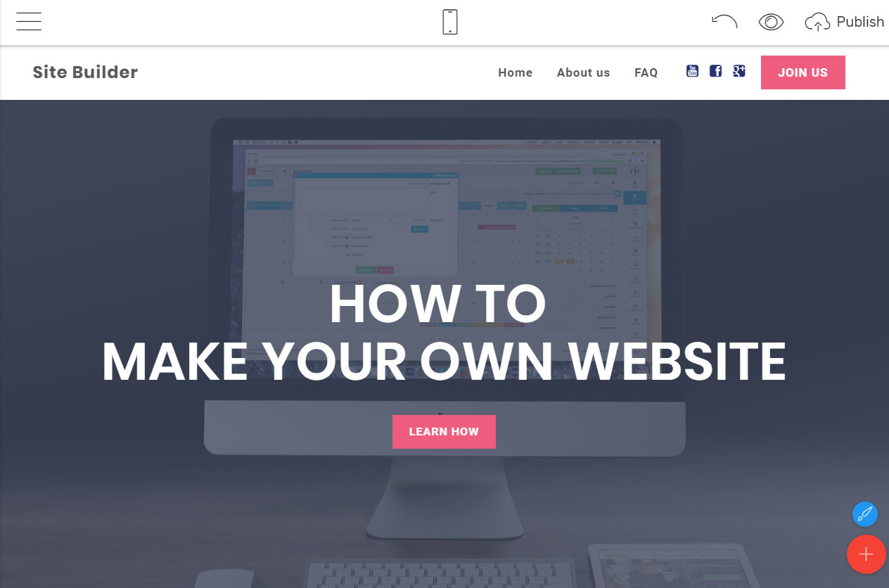how to make a successful business website